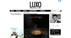 Desktop Screenshot of luxo.co.za