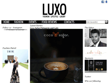 Tablet Screenshot of luxo.co.za
